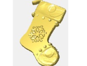 christmas sock jewelry customizable 3d print model - Mito3D