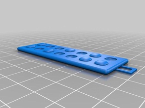 customizable binary nametag accessories customizer challenge wearable 3d print model - Mito3D