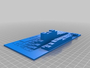 braille periodic table learning atoms blind chemistry density elements openscad tactile teaching 3d print model - Mito3D