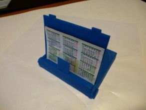 business card holder 3d printer parts 3d print model - Mito3D