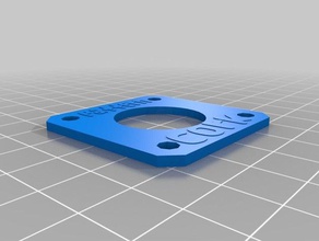nema 17 motor insulator pattern - cork 3d printing 3d print model - Mito3D
