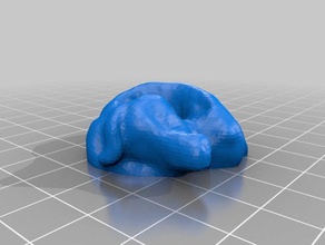 ted's dog 246 art makerbotdigitizer scan 3d print model - Mito3D