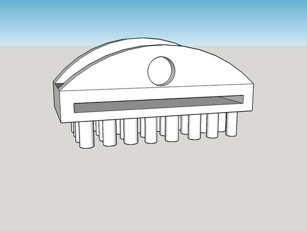 cepillo La impresión en 3d 3D print model - Mito3D