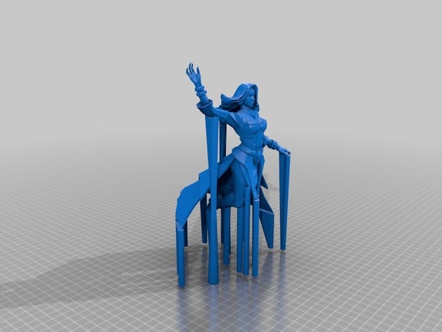 dota 2 lina juguetes y accesorios de juego dota2 inverse 3D print model - Mito3D