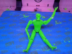 figura di azione creazione del laboratorio i giocattoli giochi 3d art artistico customizer sfida monouso statua 3d print model - Mito3D