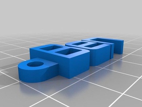 ben organización personalizado 3d print model - Mito3D