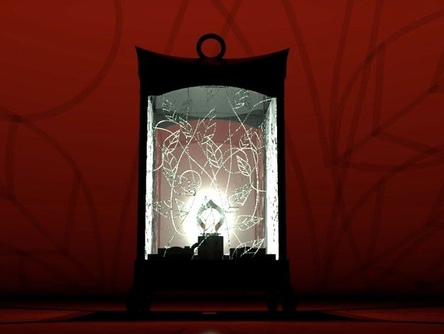 elegant lantern decor christmas lighting 3D print model - Mito3D