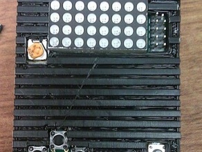 avr led matrix device enclosure other 3d box case lid 3d print model - Mito3D