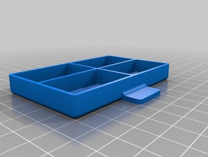 m3 mio personalizzati, scatola cassetto hex modello lati i contenitori su misura 3d print model - Mito3D