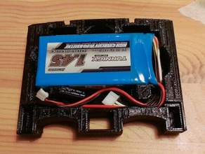 minelab soberano gt personalizado de polímero lítio bateria lipo pack titular esporte & ao ar livre suporte da metal detecção detector metais 3d print model - Mito3D