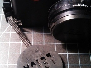 leica d-lux 4-Objektivdeckel-Halter-Ding Kamera 3d print model - Mito3D