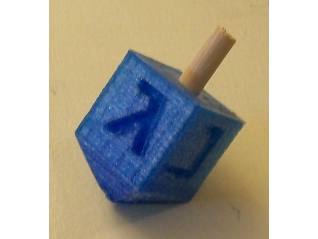Chanukka-dreidel Spielzeug & Spiele dreidel hanukkah 3D print model - Mito3D