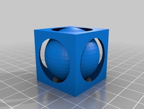 ball-in-cube 3d-Druck-tests 3d print model - Mito3D