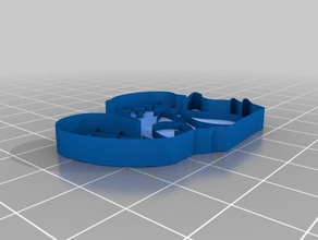beaver cookie cutter kitchen & dining 3d print model - Mito3D