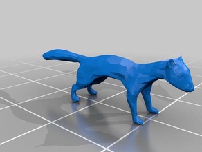 ferret - not my creation animals 3d print model - Mito3D