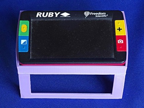 stand liberdade científica ruby lente de aumento office moi robox 3d print model - Mito3D