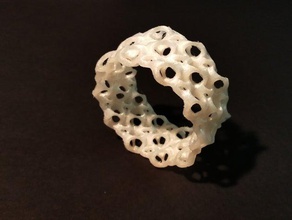 tessitura bracciale bracciali band braccialetto gioielli minimo natura net parametrico 3d print model - Mito3D