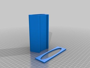 my customized vinyl record cleaner 3d print model - Mito3D