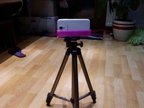 galaxy s4 tripod table stand mobile phone photo samsung 3d print model - Mito3D