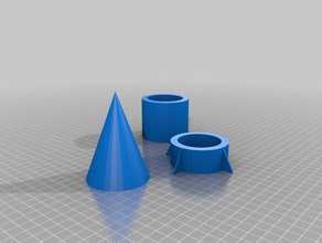 foguete peças esculturas 3d print model - Mito3D