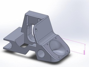 davinci 10 e3d v6 bowden x carriage lm8uu 3d printer parts printed da vinci 3d print model - Mito3D