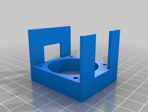 fan holder - test 3d printer parts 3d print model - Mito3D