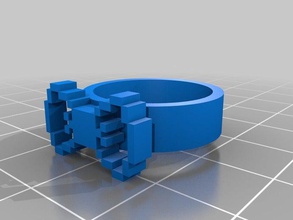 personalizzato bow ring anelli 3d print model - Mito3D