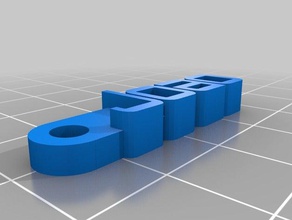 jo s organização personalizado 3d print model - Mito3D