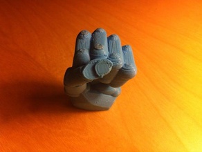 bro fist sculptures boogaert mathijs pewdiepie right hand 3d print model - Mito3D