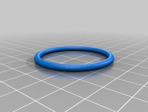 mon personnalisés o-sonnerie créer votre propre o-rings pièces personnalisé 3d print model - Mito3D
