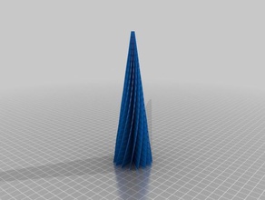 torsione del cono arredamento su misura 3d print model - Mito3D