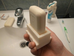 soap shaver bar dispenser other bathroom household openscad razor supportless useful 3d print model - Mito3D