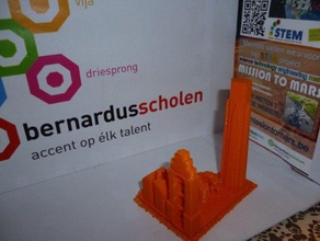 stad ontwerp über applet interaktive Kunst 3d print model - Mito3D