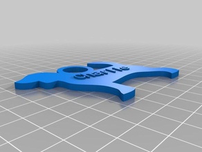 my customized keychain keychains 3d print model - Mito3D