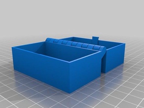 personnalisé charnière de la boîte loquet 100 42 75 23 15 quelque peu paramétrique imprimable un seul morceau L'impression 3d tests 3d print model - Mito3D