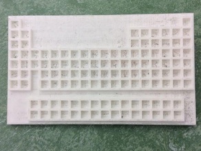periodische Tabelle lernen chemeistry coolstuff Elemente open-scad periodictable scad Schule 3d print model - Mito3D