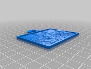 meine angepasste lithopane ding 2d-Kunst kundengebundene 3d print model - Mito3D