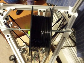 2020 kossel - kuyruk tutucu 3d yazıcı parçaları delta rostock'ta biriktirme 3d print model - Mito3D