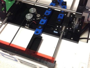 robo3d y axis cable chain 3d printer parts bed robo 3d print model - Mito3D