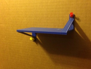 simple marcador estante organización pin de empuje chincheta los marcadores tack el pulgar 3d print model - Mito3D