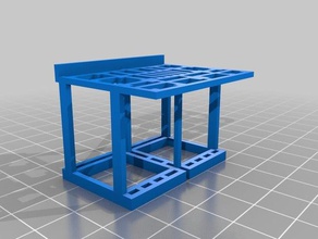 work bench outdoor grill 3d print model - Mito3D