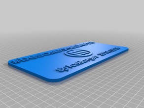 spiceburger bookmark ii signs & logos customized 3d print model - Mito3D