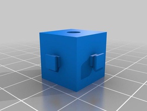 fischertechnik kompatibel-block, 15-polig Igel-Achse Kanal Bau-Spielzeug 3d print model - Mito3D