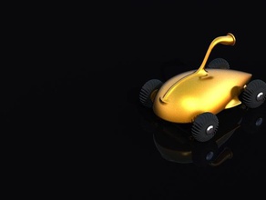 kavramsal hava-powerd oyuncak araba hobi hava airprop desteklenmektedir tahrikli dolfin damlacık balık eğlenceli hediye hobbie orca yarış solidworks yüzey ortaya çıktı teardrop balina tekerlek 3d print model - Mito3D