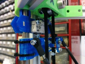 rostock endstop holder cherry- marquardt-switches remix customizable delta kossel mount scad zam 3d print model - Mito3D
