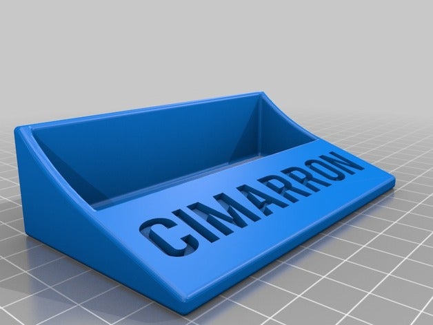 cimarron ms titular do cartão A impressão 3d 3D print model - Mito3D