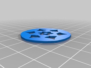 poker chip customized 3d print model - Mito3D