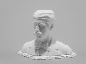 busto de mármore dr hanibal hamlin kimball esculturas 3d print model - Mito3D