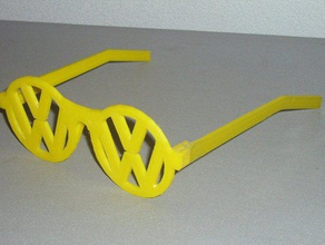 vw glasses accessories 3d print model - Mito3D