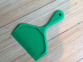 scraper scoop household dust pan 3d print model - Mito3D